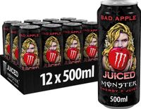 Monster Energy Juiced Bad Apple Energiedrank - 12 x 500 ml blikjes