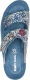 Rohde 1403 Dames Slippers Blauw Maat 41