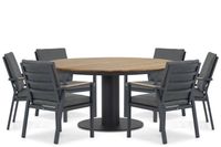 Lifestyle Garden Furniture Lifestyle Lifestyle Marseille/Salerno 160 cm dining tuinset 7-delig