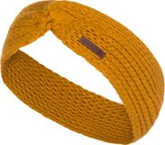 Knit Factory Joy Gebreide Dames Hoofdband - Oker