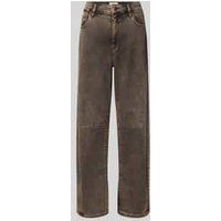 MAC regular barrel jean - bruin