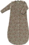 Fresk Slaapzak Baby Winter - 0-6M - 70 cm - Afritsbare Mouwen - Interlock met Lichte Voering - Biologisch Katoen - Zacht en Ademend - TOG 2.8 - Olijfgroen - Deer Olive