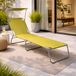 Fauteuil pliant avec pare-soleil - Vert