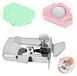 Guide de couture magnétique, set de 3 pièces, réglable, avec mètre ruban, pour machine à coudre