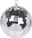 Christmas Decoration Grote zilveren disco kerstballen discoballen/discobollen glas/foam 15 cm