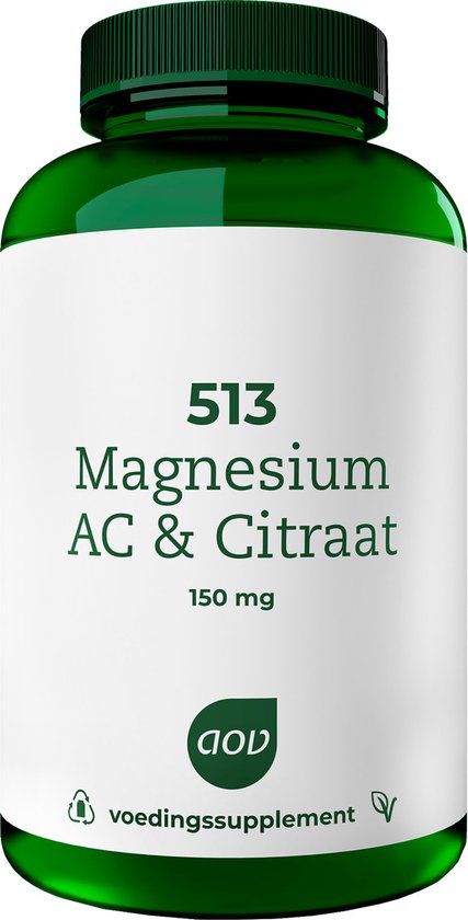 AOV 513 Magnesium AC & Citraat 150mg - 180 tabletten