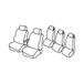 Set Ford Set stoelhoezen Superior - grijs/zwart - compatibel met Ford C-Max (10/03>03/07)