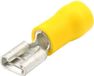 Carpoint Vlakstekerhuls 543 Geel 6.3x0.8mm 10 Stuks