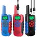 Talkie-walkie - 22 canaux - portée 5 km - Noir, rouge et bleu