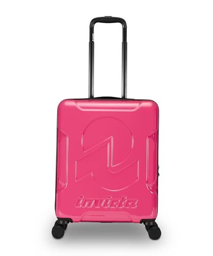 Invicta Trolley Viaggio Handbagage, roze, 33 liter, harde cabine met 4 draaibare wielen, roze, Taglia Unica, modern, Roze, Eén maat, Modern