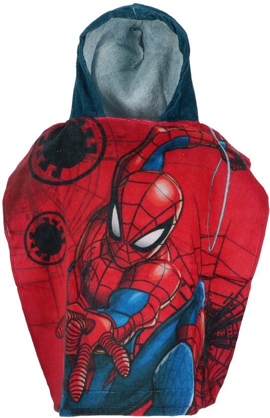 4KidsOnly Mister License Spiderman poncho