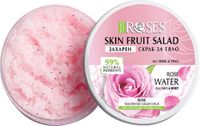 AGIVA ROSES FRUIT SALADE SCRUB 2 IN 1 - 99% Natuurlijke SUIKER ROZENWATER SCRUB voor GEZICHT en LICHAAM voor Elk Huidtype 200ml