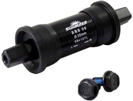 Sunrace Trapas Bbs08 127/35mm Spieloos Zwart