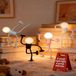 Merkloos / Sans marque Funny Nachtlampje Siliconen mini-nachtlamp met warm licht en sportief design