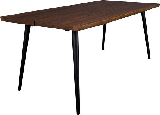 Dutchbone Alagon Eettafel - 180x90cm - Bruin - Retro & Vintage