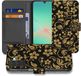 B2Ctelecom Samsung Galaxy A17 Book Case Gouden Bloemen Met Pasjesvak
