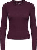 ONLY MATERNITY ONLY - OLMVAL L/S O-NECK TOP JRS - Dames - Lange mouwen shirts - Maat M - Fig