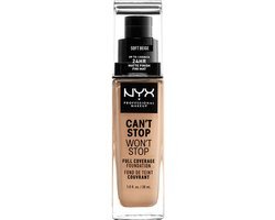 NYX Professional Makeup CANT STOP WONT STOP 24-HOUR FNDT - SOFT BEIGE