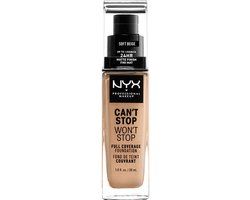 NYX Professional Makeup CANT STOP WONT STOP 24-HOUR FNDT - SOFT BEIGE - 30 ml