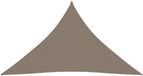 vidaXL Zonnescherm Driehoekig 5x5x6 m Oxford Stof Taupe