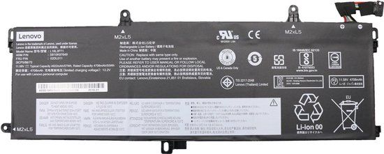 Lenovo LG Chem - Laptop Battery - 3 Cells - 4922 mAh - 57 Wh - Lithium-Ion