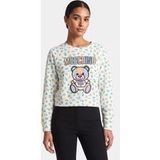 Moschino Vêtement en molleton Blanc Taille : 38 | Manches longues Outlet | Femme | Blanche