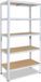 Shelfplaza HOME étagère métallique - 155x75x40 cm - blanc - 5 tablettes