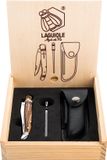 Laguiole Style de Vie Zakmes - Zebranohout met etui en aanzetstaal