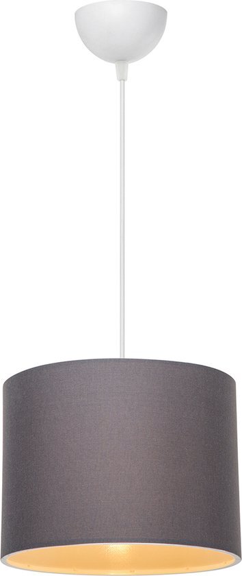 Design hanglamp Willenhall E27 wit en grijs lux.pro