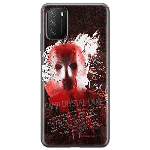 ERT GROUP ERT GROUP mobiel telefoonhoesje voor Xiaomi REDMI 9T/ POCO M3 origineel en officieel erkend Horror patroon Friday the 13th 016 aangepast aan de vorm van de mobiele telefoon, hoesje is gemaakt van TPU