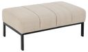 Actona Caix Ottomaanse voetenbank Rechthoek Beige Stof 100x61x41cm