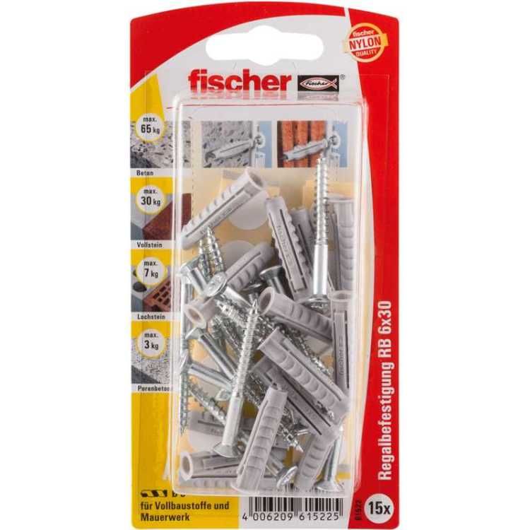 Fischer 61522 plankbevestiging RB 6 x 30 K SB-kaart