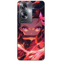 Oppo Etui A79 5G Demon Slayer Nezuko Kamado Manga anime kopie Maniacase