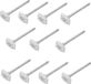 ProPlus Metalen grondzeilpennen - Veiligheidsontwerp - Ø6 mm - 10 cm - Set van 10