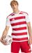 adidas T-shirt Hommes Hooped 26 Jersey Blanc-Rouge - Taille S