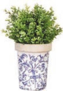 Esschert Design AC89 Plantenpot - Meerkleurig - Bloemenmotief - Buiten