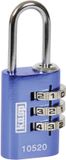Kasp Hangslot K10520BLUD Blauw Cijferslot