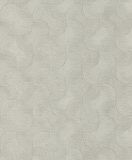Rasch Behang 608144 - effen vliesbehang in grijs met grafisch patroon en veranderende metallic effect uit de Sky Lounge collectie