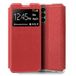 Cool Flip Cover voor Samsung M135 Galaxy M13 / A23 5G, effen, rood