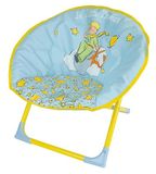 FUN HOUSE 713647 De kleine prins maanzitje, opvouwbaar, voor kinderen, h 47 x b 54 x d 42 cm, roze