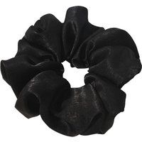 Chris Rubin Aris XL Scrunchie - Zwarte Chiffon Haarwokkel