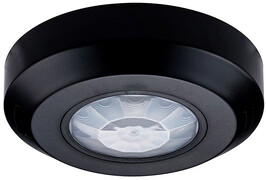 BES LED Bewegingssensor - Viron Cinti - Opbouw Rond - Mat Zwart - Kunststof - 360Â°