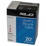 XLC Fietsbinnenband 20 x 1,5/2,5 40/62-406 SV 32 mm, zwart