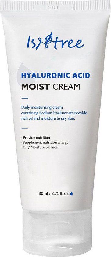 Isntree Hyaluronic Acid Moist Cream 100ml - Hydraterende crème voor alle huidtypes
