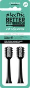 Better Toothbrush Brush Head Philips compatible 2-pack - Premium - Black