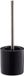 Sans marque 2x porte-brosse WC céramique - noir