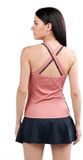 Drop Shot Top Tania Vrouwen Padel Polyester