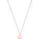 PURELEI Elegance Medaillon Collier Or Rose OS