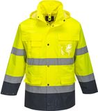 Portwest S162 Hi-Vis Lite Jack Mesh Met Capuchon Meerdere Zakken Polyester