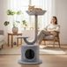 42 inch haute cage pour chat avec cadre de renforcement